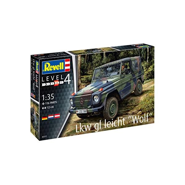 Revell Modellbausatz LKW GL Leicht Wolf I MaÃstab 1:35 I Detailgetreue Nachbildung mit vielseitigen DarstellungsmÃ¶glichkeiten I Abziehbilder fÃ¼r Verschiedene Einsatzszenarien – Bild 5