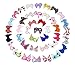 Hipgirl 40pcs 1 Inch Snap Hair Clips Mini Ribbon Bow-No Slip Grip Metal Barettes and Hair Clips for Women, Girls Teens Toddlers Babies Children, Assorted Hair Accessories for Kids-Colors May Vary