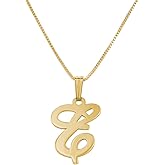 MYKA - Personalized Initial Pendant Necklace With Custom Initial - Jewelry - Letter Necklace for Women, Wife, Girlfriend, Bridesmaid, Mom, Mother - Dainty Gift For Mother's Day, Anniversary, Birthday, Xmas, Christmas - 925 Sterling Silver, 18K Gold & Rose Gold Plating, 14K Precious Yellow Gold