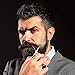 Beard Straightener Grooming Kit for Men, Beard Growth Kit, Beard Wash, Brush & Comb, Unscented Growth Oil, All Natural Citrus Balm, Conditioner, Razor & Scissors, Great Gift Idea for Men's