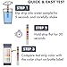 15 in 1 Drinking Water Test Kit Strips - Water Quality Test - Well Water and Tap Water - Low Level ranges for Lead, Fluoride, Iron, Copper & Mercury