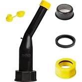 EZ-POUR&reg; Rigid Replacement Spout &amp; Vent Kit, Multi-Purpose Spout, Pack of 1 | 45&deg; Angled Rigid Spout Fits 1-3/4 in Openings. Includes Vent. For Water Jugs, Utility Cans &amp; Industrial Containers.
