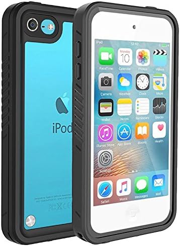 iPod Touch Case 6th/5th Generation, iPod Touch 6th/5th Generation Case for Girls Kids Boys, Bosmix iPod Touch 6/5 Waterproof Case, Waterproof Case for iPod Touch 6th/5th Generation with Kickstand