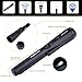 Quimat Metal Detector Pinpointer, Waterproof Treasure Hunting Tool Buzzer Vibrate Portable Pin Pointer, with LED Indicators & Belt Holster