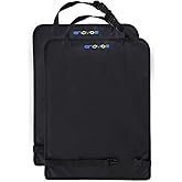 Enovoe Back Seat Protector for Kids - 2 Pack - Premium Quality Car Kick Mats - Best Waterproof Protection for Upholstery from