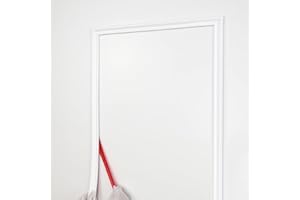 TAAIZAU Peel and Stick Wall Molding Trim, Flexible Strip for Mirror Frame, Chair Rail, Wall Protection and Home DIY Decoration (9.8 ft x 1.3 inch)