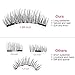 3D Magnetic Eyelashes Natural Magnet Lashes Extension Glue-free Fake Mink Lashes(1 Pair 4 Pieces)