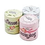Odoria 1:12 Miniature 3PCS Toilet Paper Dollhouse Bathroom Accessories