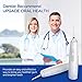 Hanasco Cordless Water Flosser Teeth Cleaner, Dental Oral Irrigator for Braces & Bridges Care, IPX7 Waterproof, 3 Modes with 4 Jet Tips