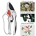 foxany Pruning Shears, 8” Ratcheting Pruners, Heavy Duty Tree Pruner, Professional Hand Trimming Shears, Sharp Secateurs with SK-5 + Aluminum Alloy for Gardenthumb 3