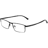 DUHKP Blue Light Filter Nearsighted Distance Glasses Anti Eyestrain UV Blocking Myopia Eyeglasses Men & Women