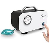 JOANLAB VP-10L Lab Vacuum Filtration Pump,10L/min Flow | Constant negative pressure, diaphragm, portable, oil-free, for lab vacuum filtration, chemical &amp; sample prep