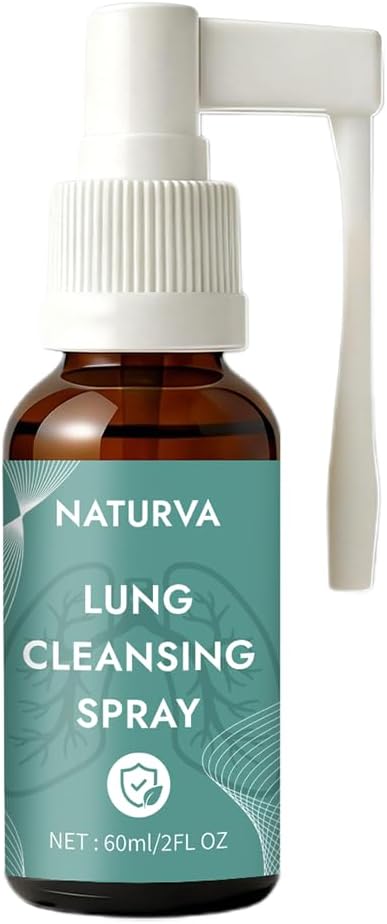 Naturva Lung Cleansing Spray, Natural Herbal Lung Cleaning Spray, 60ml