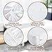 HOMFY Queen Premium Hypoallergenic Waterproof Mattress Protector, Deep Pocket Fitted Sheet (18