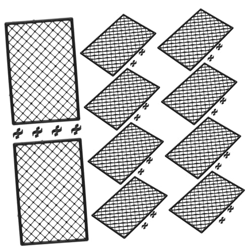 WESIEVYA 30pcs Drift Rc Car Garage DIY Rc Car Parking Garage Panel Mesh Panel Assembly Instructions Robust Construction