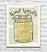 Kinds Words Are Like Honey, Sweet to the Soul, Proverbs 16:24, Christian Unframed Reproduction Art Print, Vintage Bible Verse Scripture Wall and Home Decor Poster, Inspirational Gift, 8x10 inches