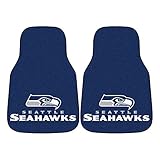 FANMATS NFL Seattle Seahawks Nylon Face Carpet Car Mat