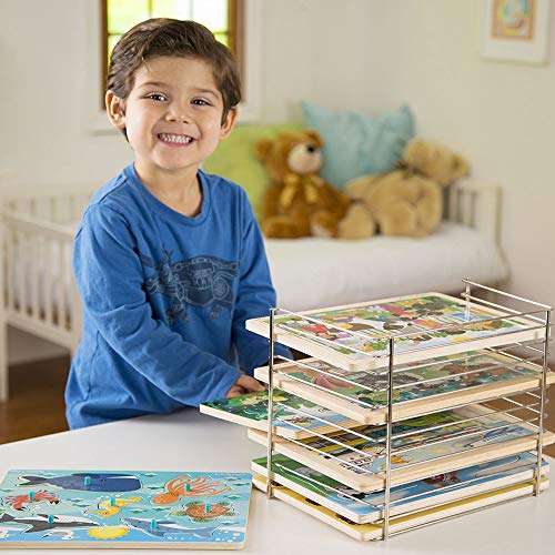 1 Melissa+Doug+Puzzle+Storage+Rack