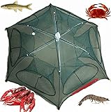 Noa Store Fishing Bait Net Trap Cast Dip Cage Crab Fish Minnow Crawdad Shrimp Foldable NEW
