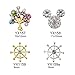10 Pieces 3d alloy mickey design nail art charms decoration jewelry