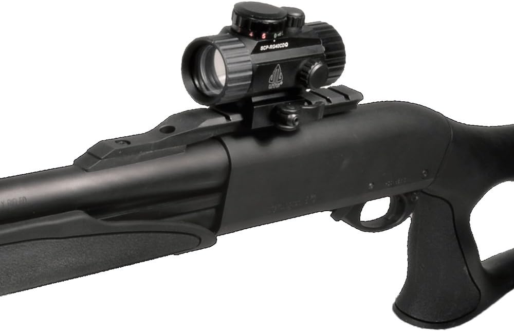 UTG 3.8" ITA Red/Green Circle Dot Sight w/Integral QD Mount : Airsoft Gun Scope Mounts : Sports & Outdoors