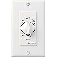 Intermatic SW60MWK 60-Minute Spring Wound Timer, White - Energy-Saving Control for Lights and Appliances - Easy Installation and Operation
