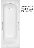 Kartell Alpha UK Made Heavy Duty Straight Acrylic Bath 1700mm x 700mm