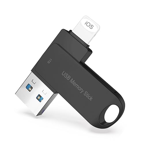 USB Flash Drive 1TB for iPhone Photo Stick Thumb Drive External Storage and  Android USB C Memory Stick WANSISEN Compatible iPhone Android Phone Pad
