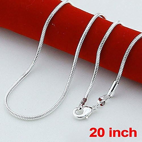 Fashion 925 Sterling Solid Silver lots 1mm Snake Chains Necklaces NEW (20 inch)