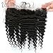 V-Emma 8A Grade Lace Frontals 13x4 Brazilian Deep Wave Full Frontal Lace Closure With Baby Hair Ear to Ear lace Frontal closure