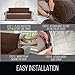 Gorilla Grip Original Velvet Slip Resistant Luxurious Chair Slipcover Protector, Seat Width Up to 23