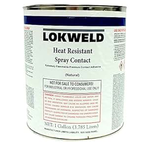 Lokweld Heat Resistant Contact Adhesive - 1 Gallon, Contact Cement