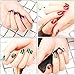 29 Sheets Glitter Nail Wraps Adhesive Nail Decals Strips Nail Art Stickers with Nail Buffer Files for Women Girl