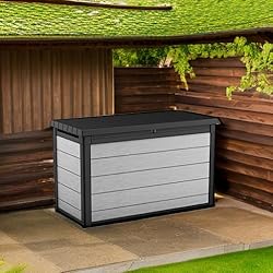 Keter Denali 200 Gallon Resin Large Deck Box with