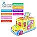KATUMO Intellectual Musical School Bus Toy, Learning Educational Toys for Baby & Toddles, Electronic Toy Car Multiple Games with Lights and Sounds for 1 2 3 Year Old Boys and Girls