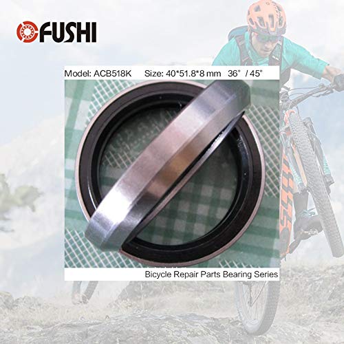 Ochoos ACB518K Bearing 4051.88mm 36/45 (1 PC) 1-1/2 Inch Bicycle Headset Repair Parts Ball Bearings - Thumbnail 3