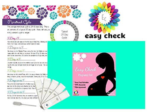 Easy Check Pregnancy Test Kit - 25 casette tests