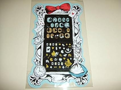 Amazon ディズニーストア アリス ネイルシール Upside Down Story アニメ 萌えグッズ 通販