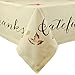 DII Rustic Autumn Leaves Kitchen Collection Thanksgiving & Fall Table Décor, Tablecloth, 60x120
