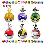Moonideal 13 Pcs Different style Toy ball + 15 Pcs Different style Animal Figures
