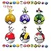 Moonideal 12 Pcs Different style Toy ball + 24 Pcs Random Different style Animal Figures