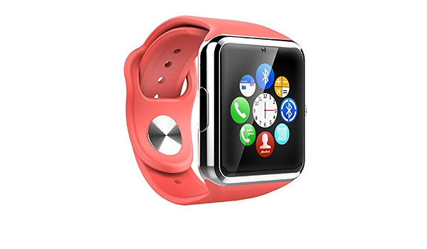Star Electronic® star-s6 rojo reloj inteligente Smart Watch reloj  inteligente GSM Bluetooth cámara Video Grabadora Compatible con Android y  iOS : Amazon.es: Electrónica