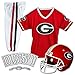Franklin Sports NCAA Georgia Bulldogs Kids College Football Uniform Set - Youth Uniform Set - Includes Jersey, Helmet, Pants - Youth Small