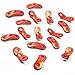 Bluecell 16Pcs Red Color Aluminum Guyline Cord Adjuster for Tent Camping Hiking Backpacking Picnic Shelter Shade Canopy Outdoor Activity