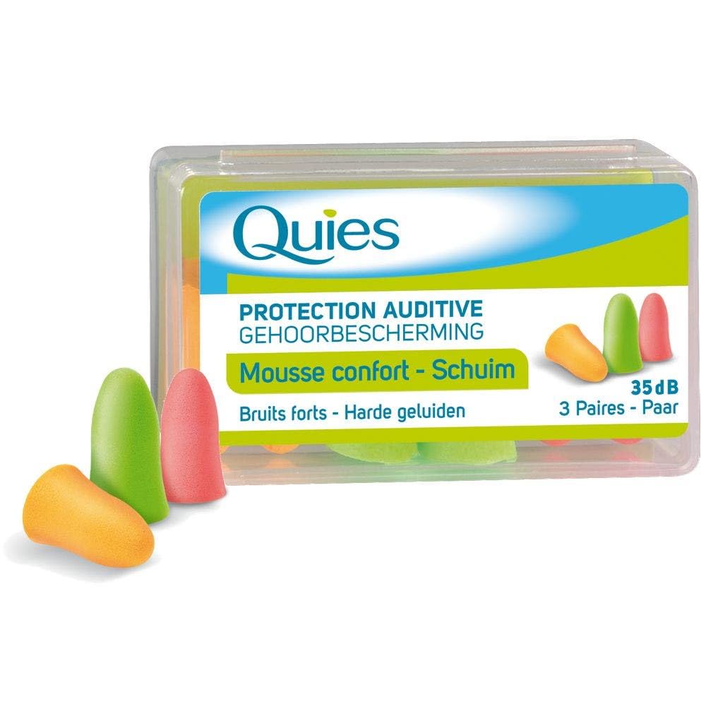 Quies Protection Auditive - Earplugs 35dB-3 Pairs