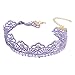 Tpocean 12 Pieces Choker Necklaces Set Tattoo Lace Necklace Colorful Choker