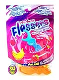 Plackers Kids Flossers with Fluoride Fruit Smoothie Swirl Flavor BPA Free