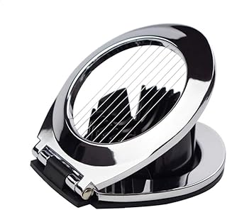 Kochexperte. - Eierschneider 2 in 1 aus Edelstahl (spülmaschinenfest) | Tomatenschneider | Mozzarellaschneider