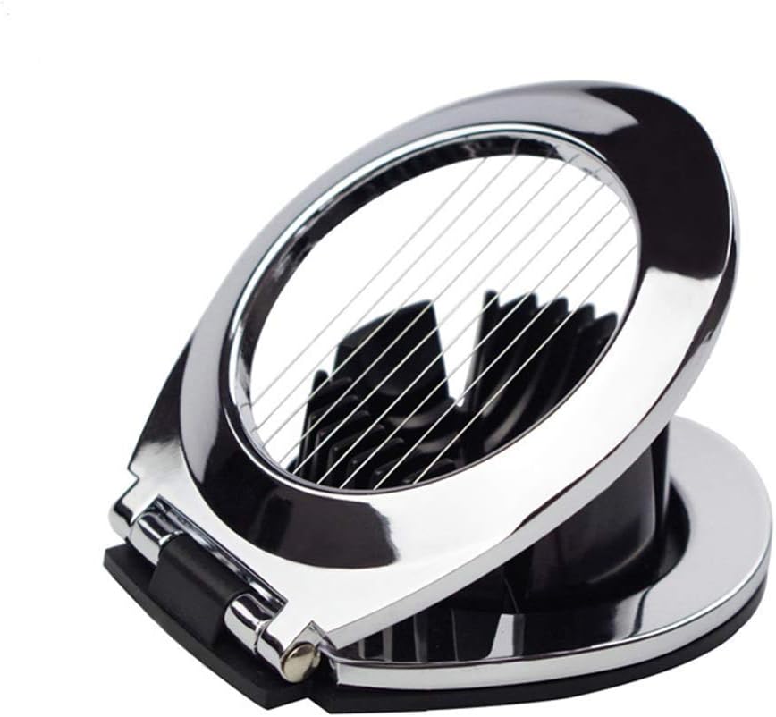 Kochexperte. - Eierschneider 2 in 1 aus Edelstahl (spülmaschinenfest) | Tomatenschneider | Mozzarellaschneider