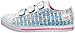 Skechers Kids Chit Chat Secret Chic Light-Up Sneaker (Little Kid),Light Blue,